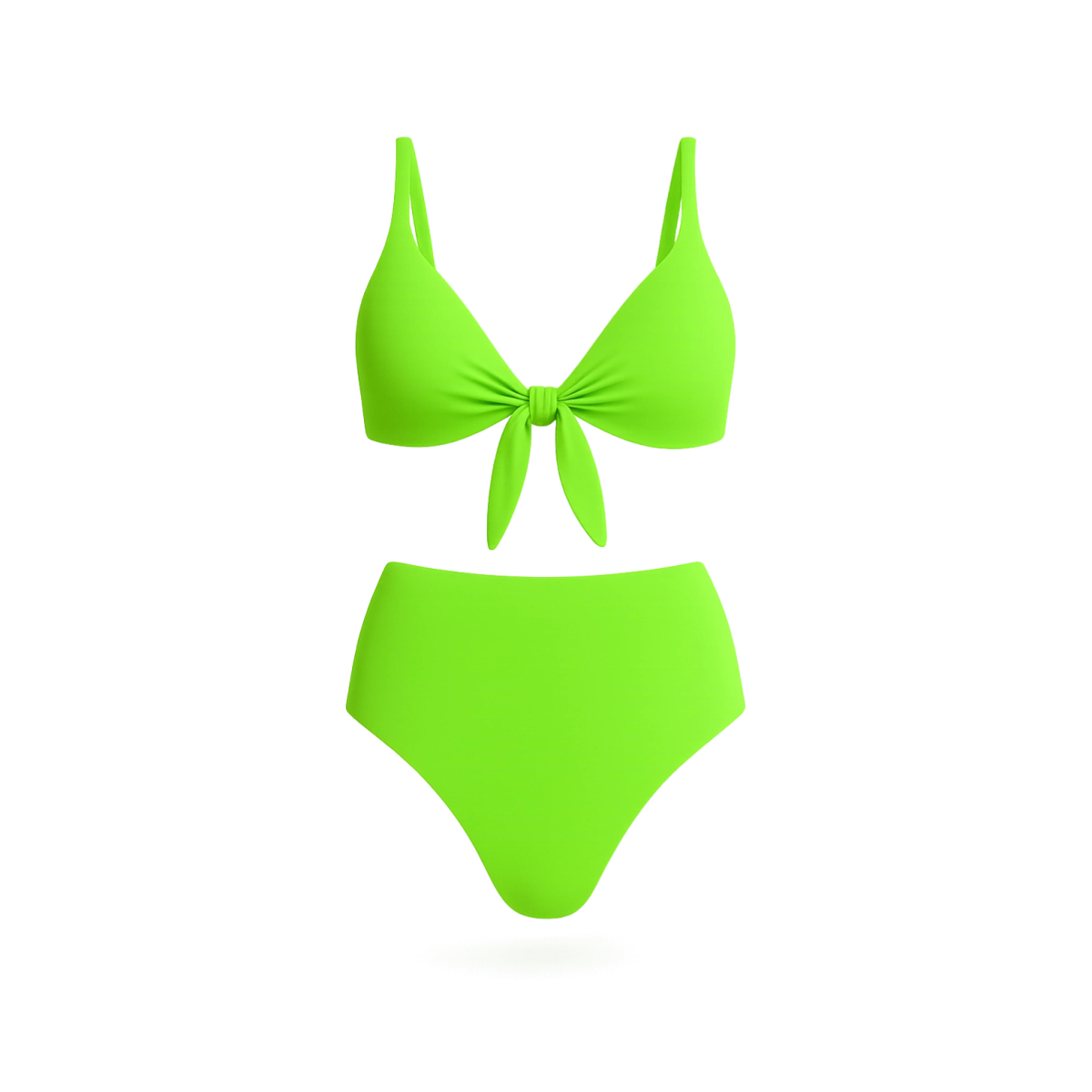 Top con nudo o lazo frontal (Panty alto)